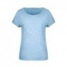 Ladies' Slub-T T-shirt damski  organic w stylu vintage 8015 - horizon-blue