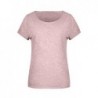 Ladies' Slub-T T-shirt damski  organic w stylu vintage 8015 - soft-pink