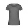 Ladies'-T Pocket T-shirt organic z kieszonką damski 8003 - black-heather
