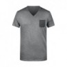 Men's Slub-T T-shirt męski organic w stylu vintage 8016 - graphite