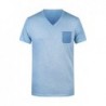 Men's Slub-T T-shirt męski organic w stylu vintage 8016 - horizon-blue