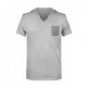 Men's Slub-T T-shirt męski organic w stylu vintage 8016 - light-grey