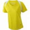 Ladies' Running-T T-shirt do biegania damski JN396 - yellow/white