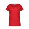 Ladies'-T Pocket T-shirt organic z kieszonką damski 8003 - red