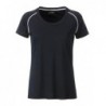 Ladies' Sports T-Shirt T-shirt sportowy damski JN495 - black/white