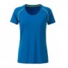 Ladies' Sports T-Shirt T-shirt sportowy damski JN495 - bright-blue/bright-yellow