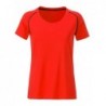 Ladies' Sports T-Shirt T-shirt sportowy damski JN495 - bright-orange/black