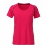 Ladies' Sports T-Shirt T-shirt sportowy damski JN495 - bright-pink/titan