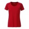 Ladies' Sports T-Shirt T-shirt sportowy damski JN495 - red/black