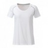 Ladies' Sports T-Shirt T-shirt sportowy damski JN495 - white/silver