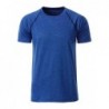 Men's Sports T-Shirt T-shirt sportowy męski JN496 - blue-melange/navy