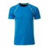 Men's Sports T-Shirt T-shirt sportowy męski JN496 - bright-blue/bright-yellow